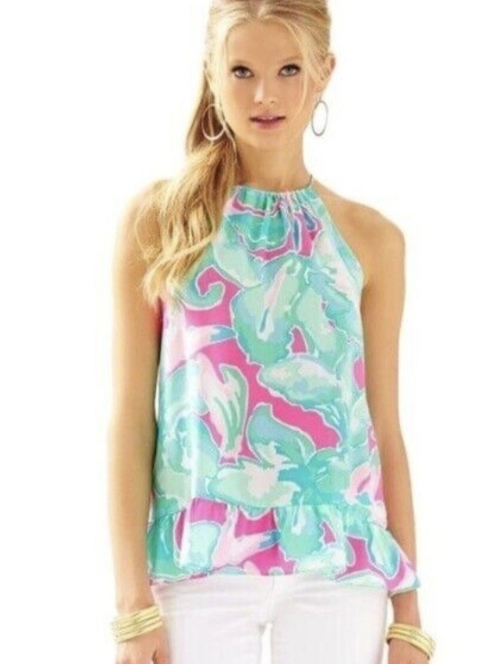NWT Vintage (Green Tag) Lilly Pulitzer Millie Top